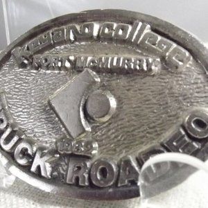 Vintage Keyano College Fort McMurry 1982 Buckle
